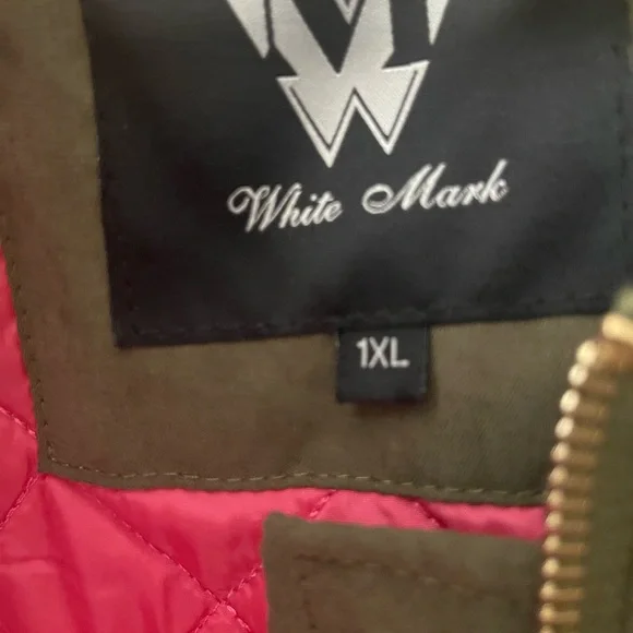White Mark bomber jacket. - Picture 3 of 3